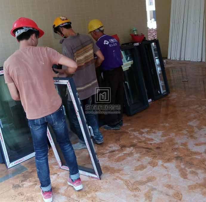 萬科天鵝灣左斷橋窗紗一體全屋門窗項目