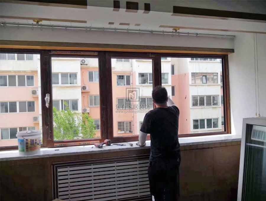 萬科天鵝灣左斷橋窗紗一體全屋門窗項目