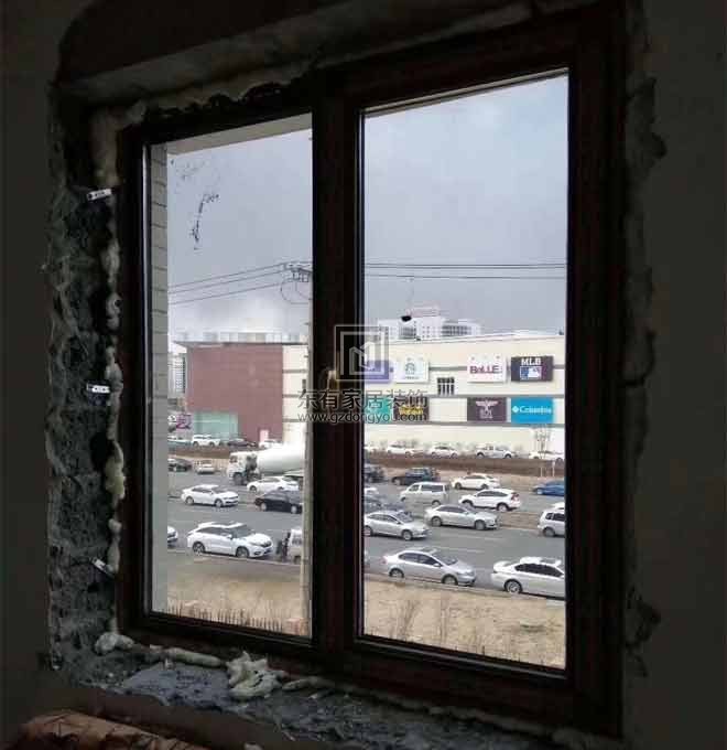 萬科天鵝灣左斷橋窗紗一體全屋門窗項目