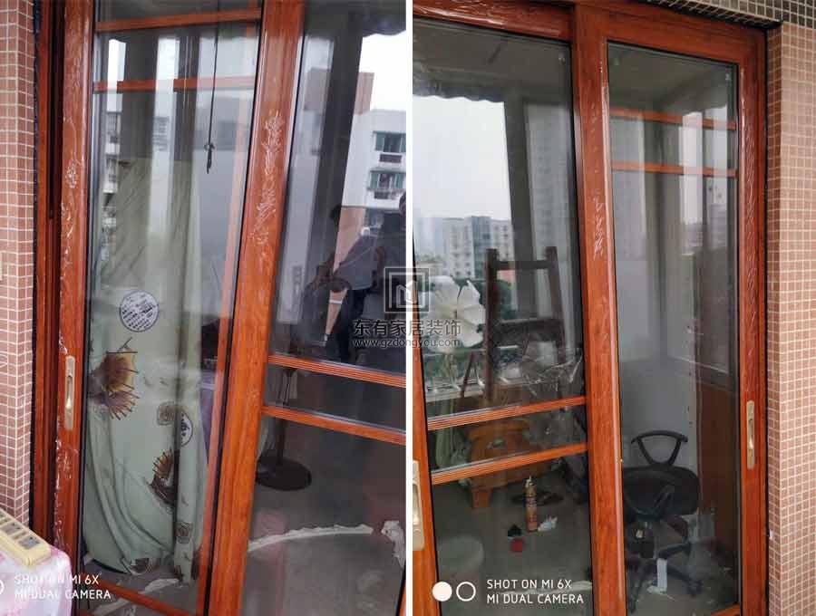 萬科天鵝灣左斷橋窗紗一體全屋門窗項目