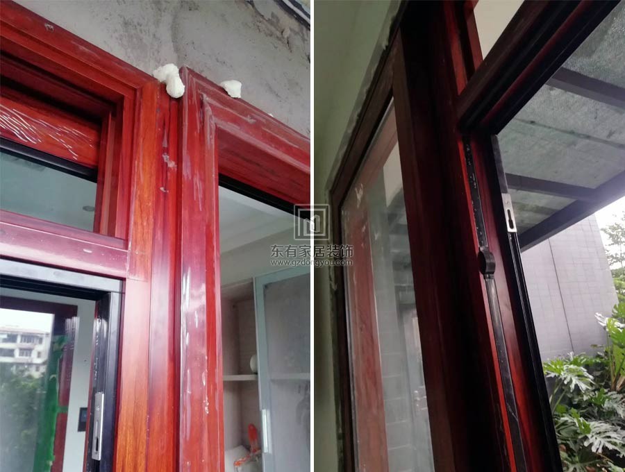 萬科天鵝灣左斷橋窗紗一體全屋門窗項目