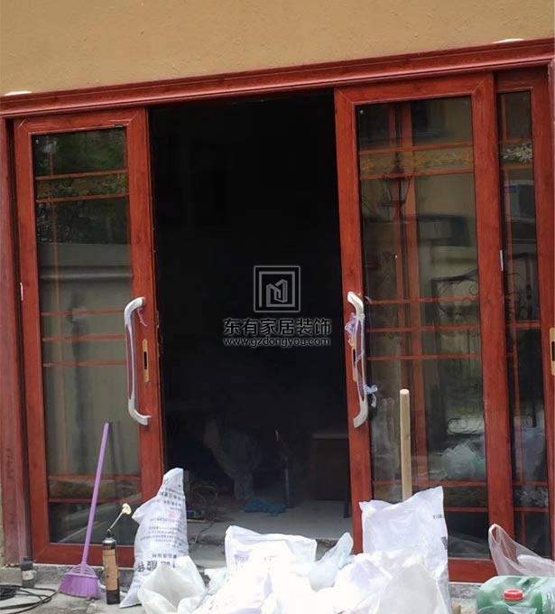 萬科天鵝灣左斷橋窗紗一體全屋門窗項目