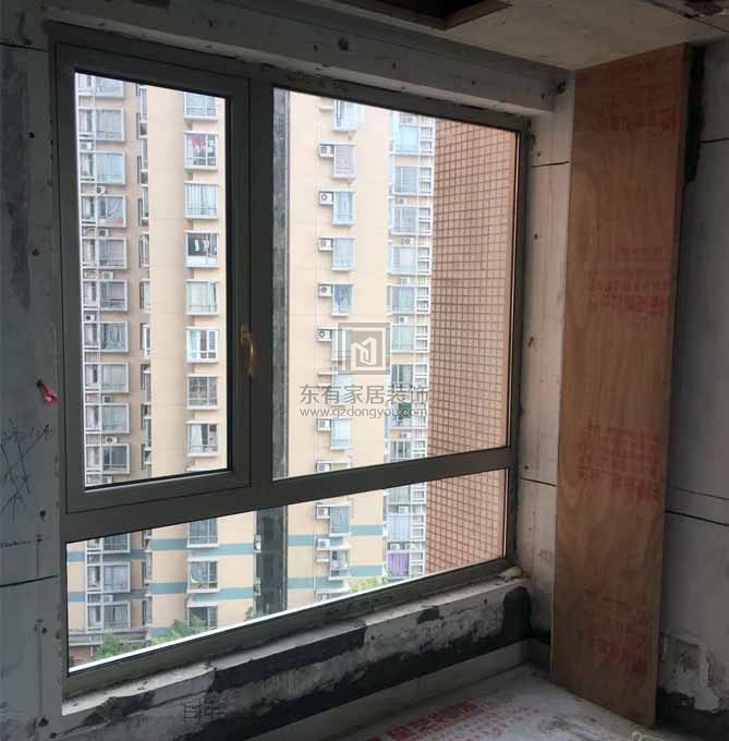 萬科天鵝灣左斷橋窗紗一體全屋門窗項目