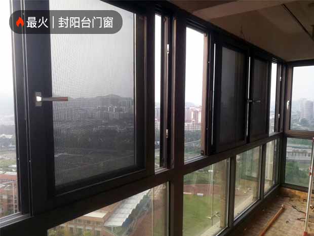 2019廣州小區固定推拉窗封陽臺