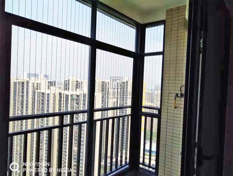 全屋項目、窗紗一體封陽臺、平開窗、推拉門，鋁合金欄桿