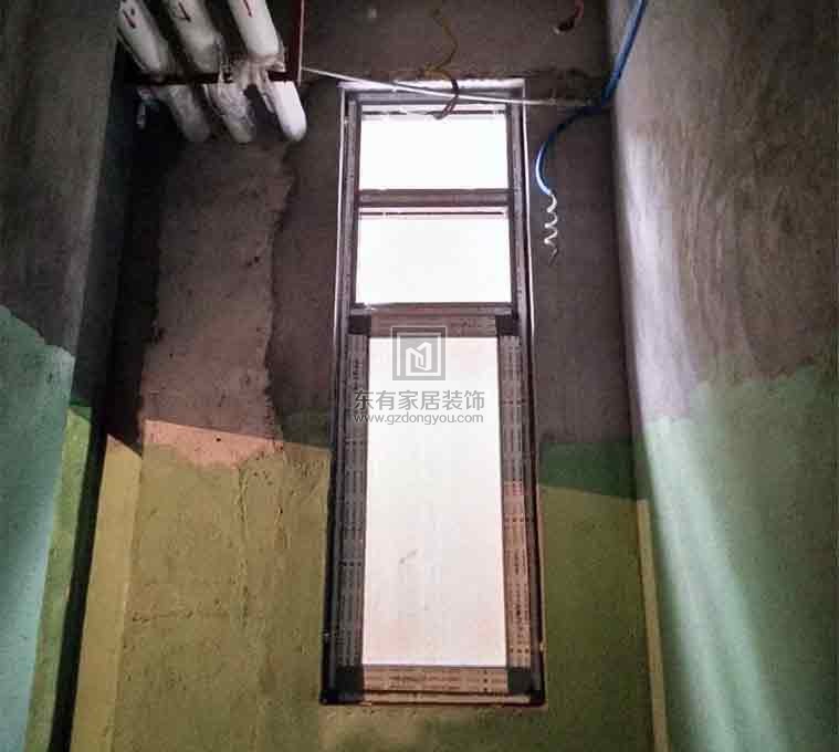 廣州花都區保利高爾夫郡別墅窗紗一體平開窗安裝實拍