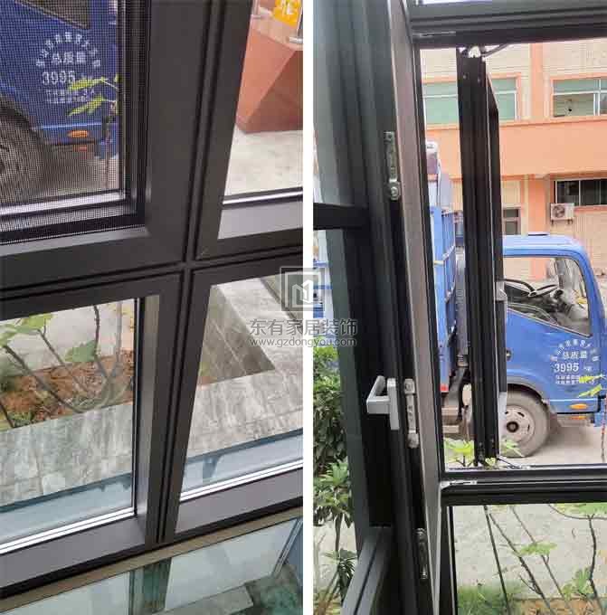 萬科天河御品鋁窗花、門窗安裝