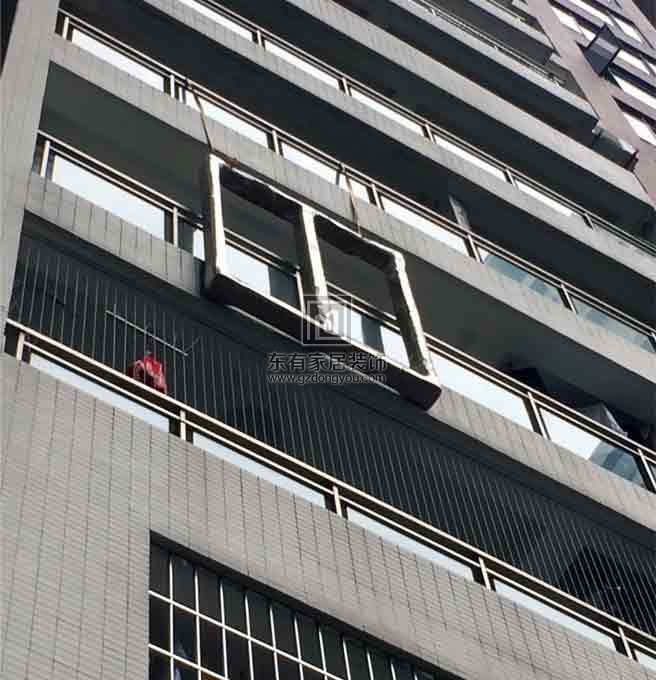 萬科天河御品鋁窗花、門窗安裝