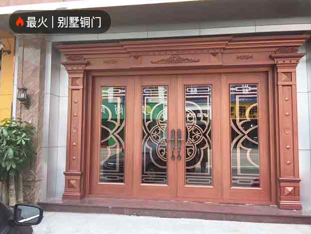 鋁合金仿銅入戶大門 DM-030