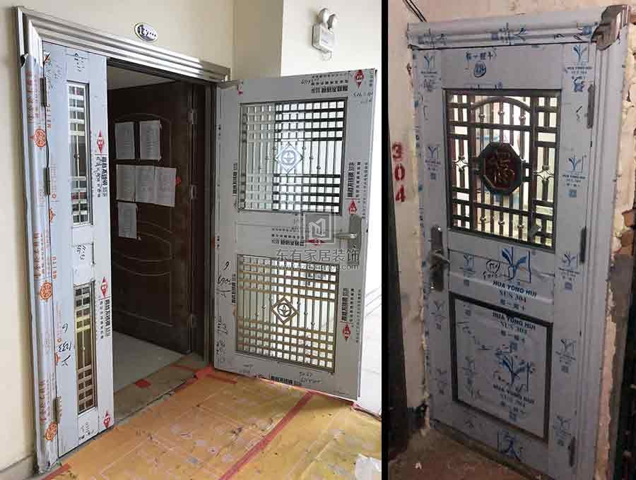 中山金色家園三期不銹鋼防盜門 DM-029