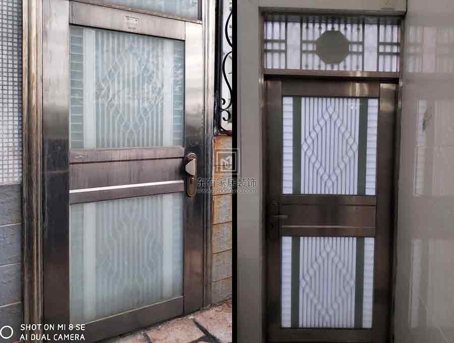 中山金色家園三期不銹鋼防盜門 DM-029