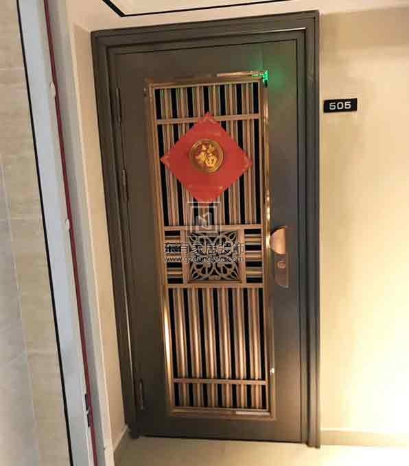 中山金色家園三期不銹鋼防盜門 DM-029