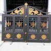 粵港花園別墅大門、圍欄、護(hù)欄、鋁門窗、雨棚、廷苑門 DM-028