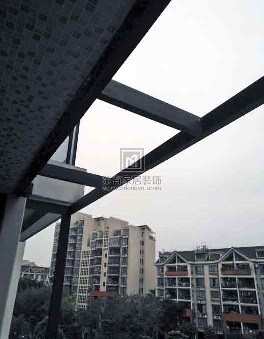 連體別墅陽光房、雨棚、鋁合金門窗項目實拍