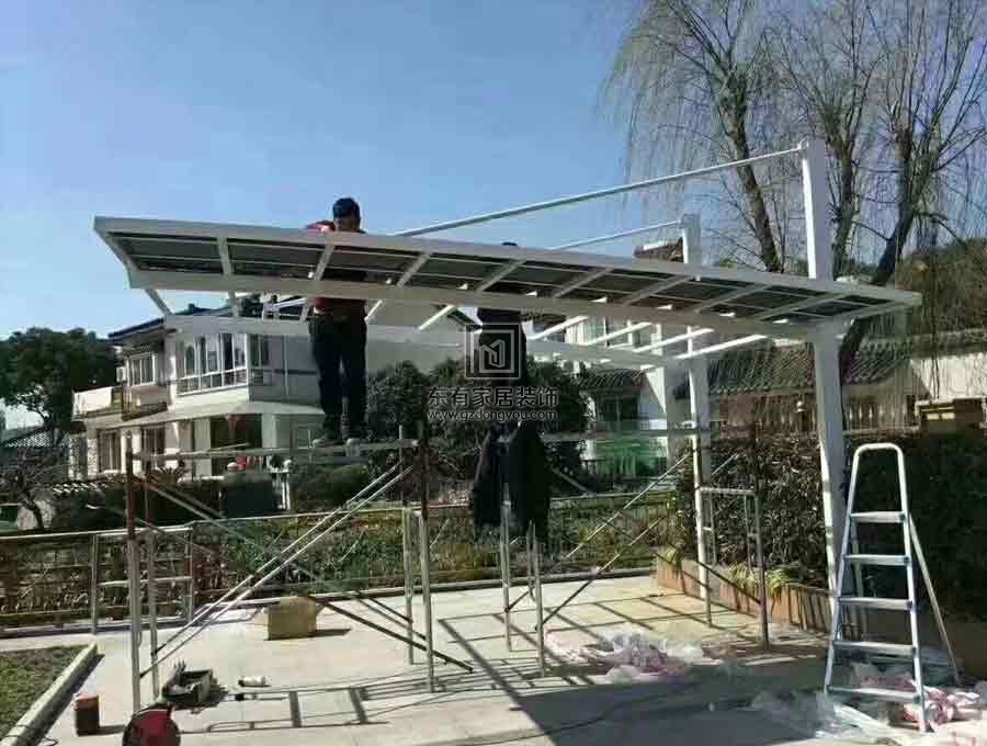 鋁合金陽光板雨棚