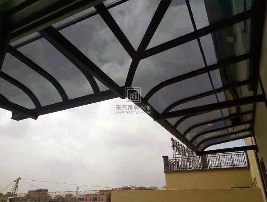 鋁合金陽光板雨棚