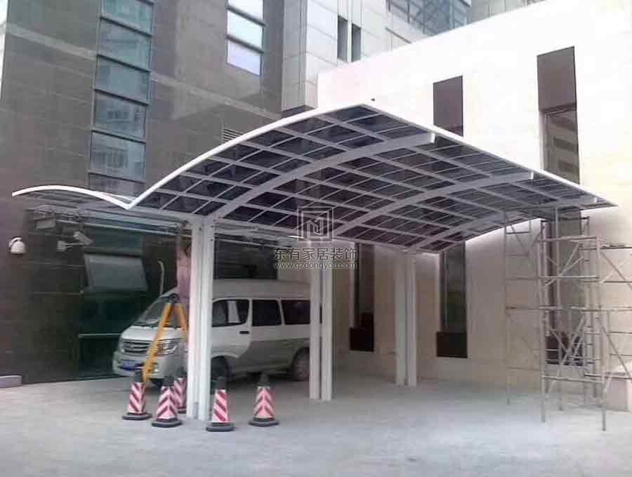 鋁合金陽光板雨棚