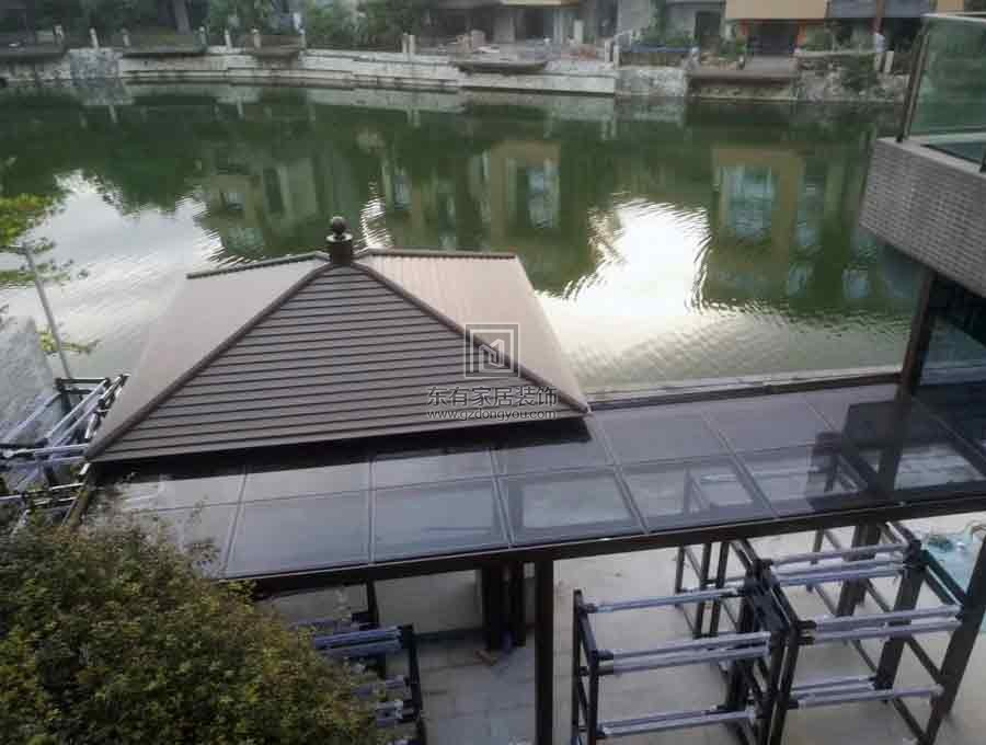 鋁合金陽光板雨棚