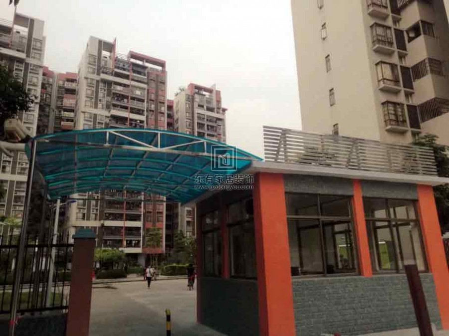 小區門口雨棚與停車雨棚 YP-041
