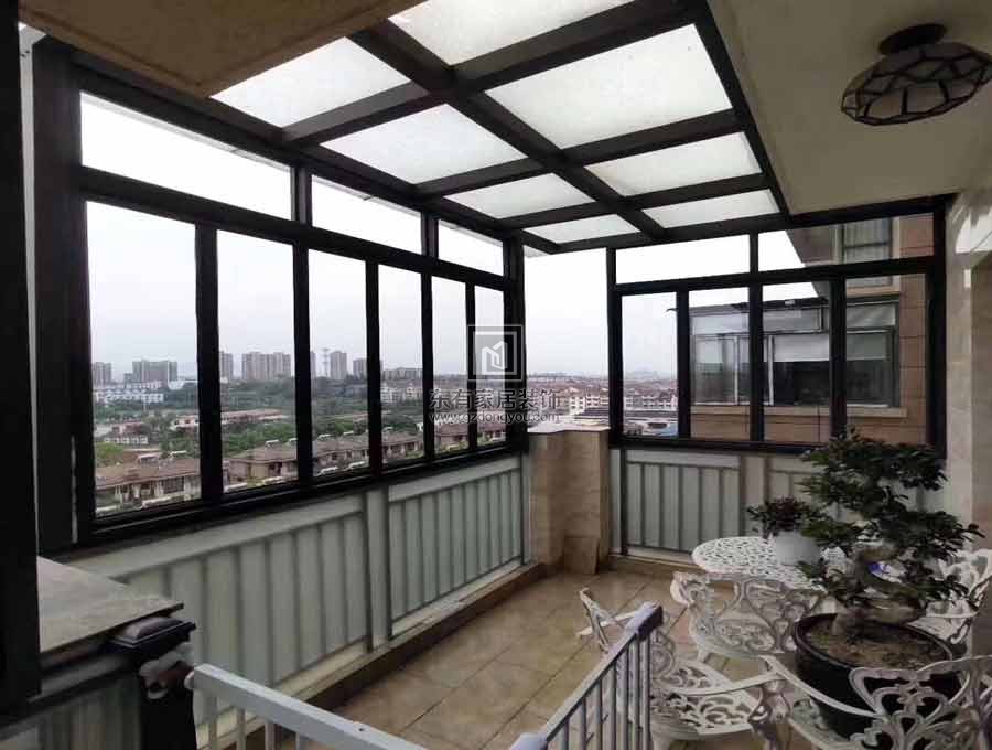 全屋封陽臺門窗陽光房