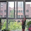 南沙華海山嶼海雙色鋁合金窗紗一體推拉窗