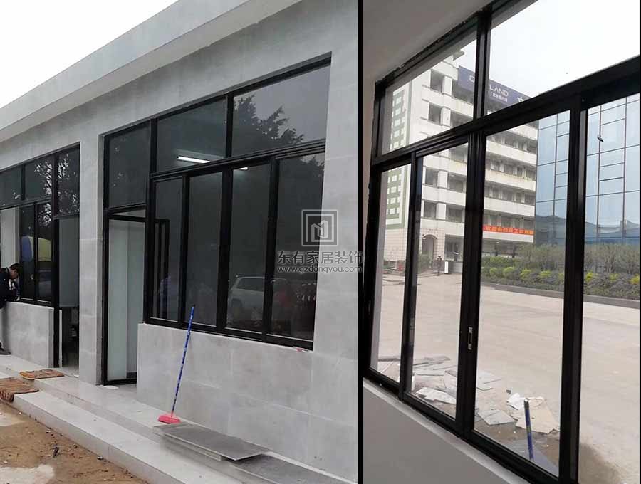 辦公室鋁合金百葉隔斷門