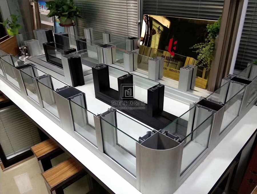 辦公室鋁合金百葉隔斷門