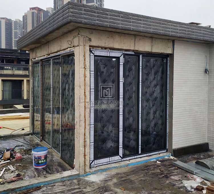 星匯金沙黃姐別墅大陽臺平開推拉一體窗 MC-183