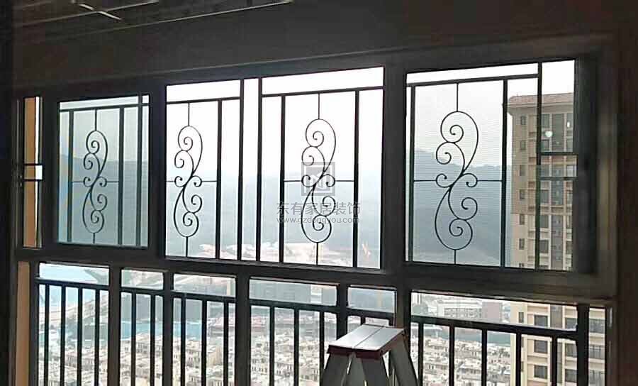 鳳凰城碧桂園鋁合金窗花、碧云紗窗全屋定制