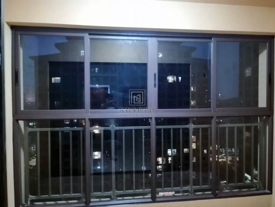 金澤豪庭全屋-隱形防盜網(wǎng)、推拉窗、鋁合金窗花帶紗，豪華三軌推拉門