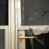 鋁合金窗紗一體門窗安裝實拍