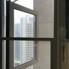 鋁合金窗紗一體門窗安裝實拍