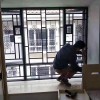 南沙灣封陽臺紗窗鋁窗花案例實拍