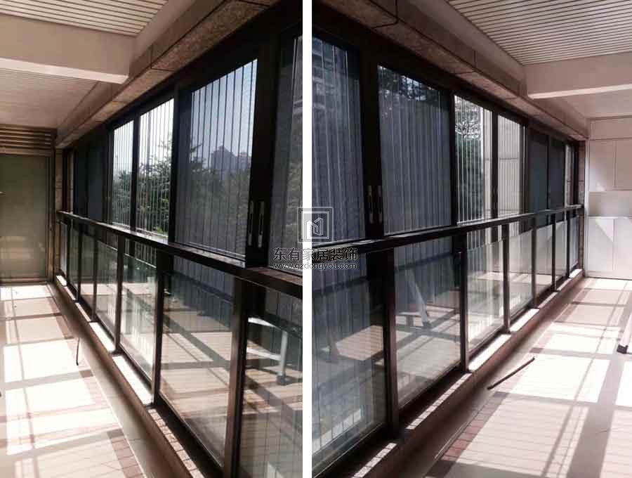 萬科山景城劉先生鋁合金紗窗-門窗安裝