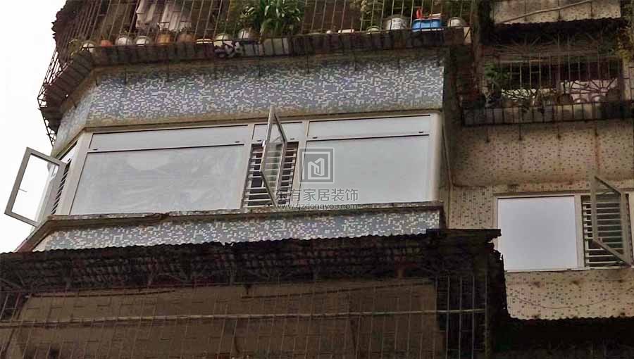 祥景花園雍翠園李先生單包雙色斷橋窗紗一體平開窗加防盜隔條