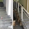 不銹鋼鍍白色樓梯扶手科學城科翔路周先生家不銹鋼烤漆樓梯扶手 FS-073