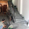 不銹鋼鍍白色樓梯扶手科學城科翔路周先生家不銹鋼烤漆樓梯扶手 FS-073
