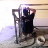 不銹鋼鍍白色樓梯扶手科學城科翔路周先生家不銹鋼烤漆樓梯扶手 FS-073