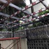 鳳鋁型材玻璃雨棚項(xiàng)目安裝過程