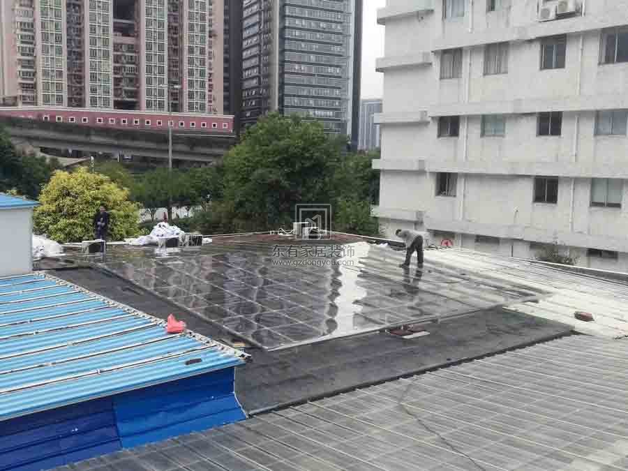 樓盤屋面不銹鋼雨棚陽光房及陽光房安裝 YP-040
