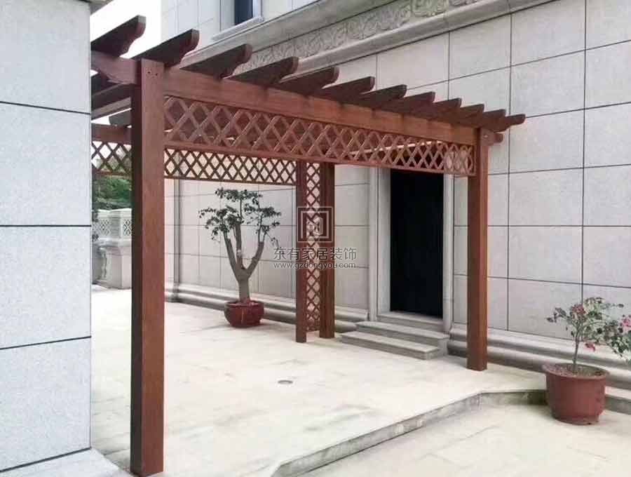 小區鋁合金雨棚葡萄架長廊、八角亭