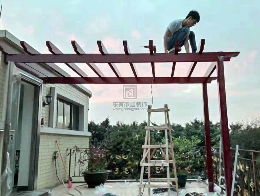 小區鋁合金雨棚葡萄架長廊、八角亭