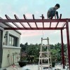 小區鋁合金雨棚葡萄架長廊、八角亭