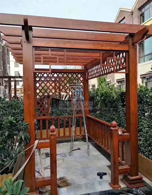 小區鋁合金雨棚葡萄架長廊、八角亭