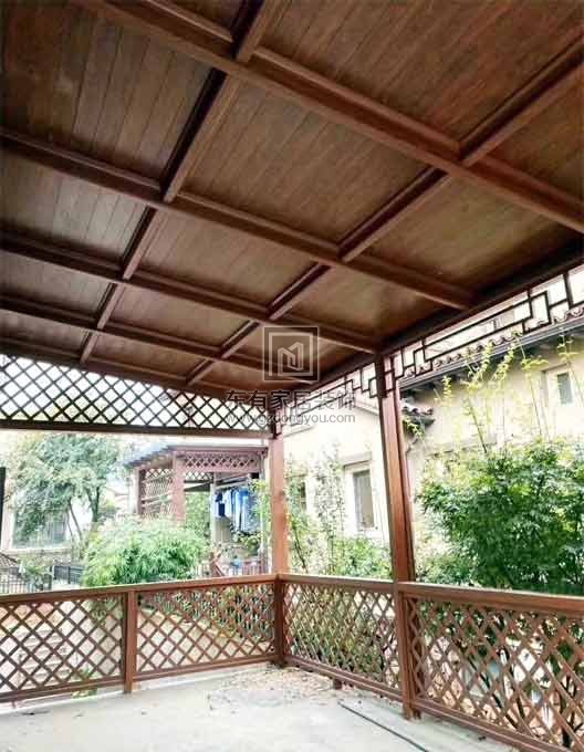 小區鋁合金雨棚葡萄架長廊、八角亭