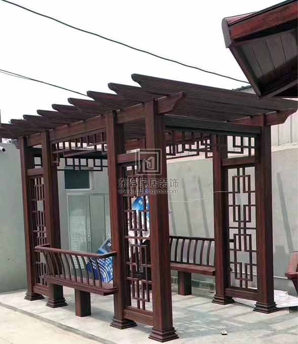 小區鋁合金雨棚葡萄架長廊、八角亭