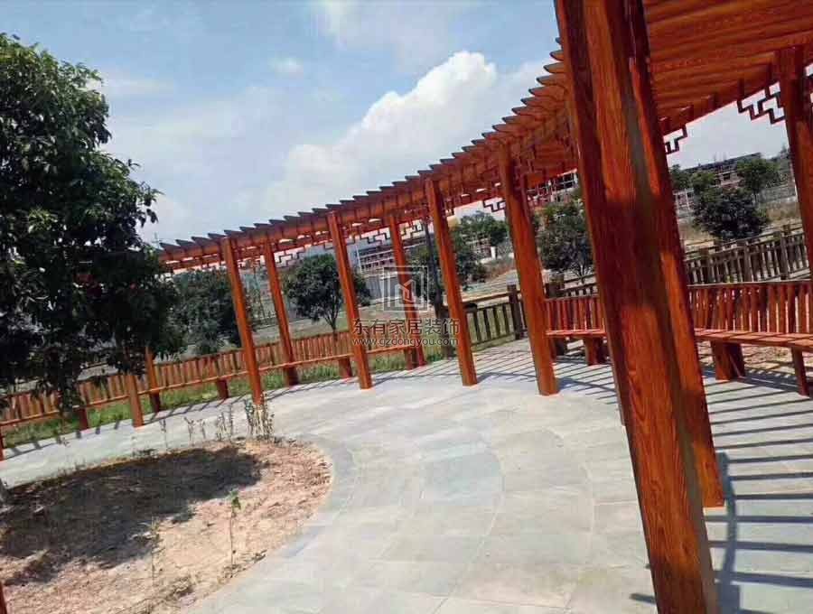 小區鋁合金雨棚葡萄架長廊、八角亭