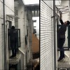 不銹鋼雨棚安裝過程
