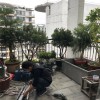 不銹鋼雨棚安裝過程