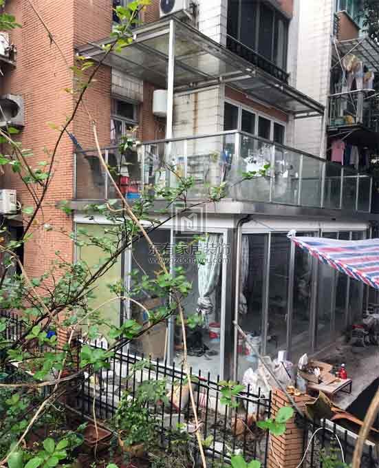 二沙島云景花園鋁合金推拉門，不銹鋼玻璃欄桿、雨棚